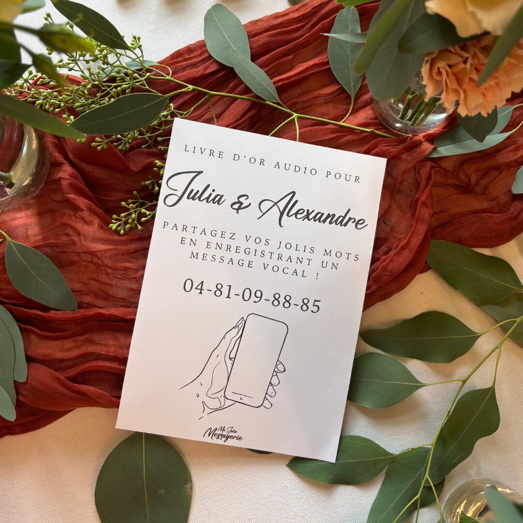 livre d'or audio